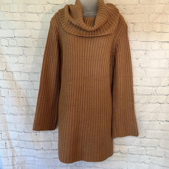 BB Dakota Couldn’t Be Sweater camel sweater dress - Picture 2 of 12